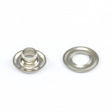 DOT Grommet with Plain Washer #00 (201070051831TXG) Nickel-Plated Brass 3/16 inch 1-gross
