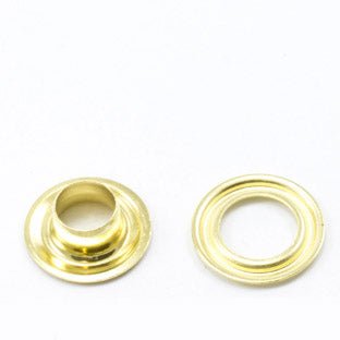 DOT Self - Piercing Grommet with Grip Tooth Washer 0 (20007SP05000TXC) Brass 1/4 Inch 500 pack - Outdoor Textiles