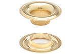 DOT Sheet Metal Grommet with Neck Washer #2 (20-007N250001XG) Bright Brass 3/8 inch 1-gross