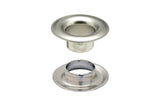 DOT Sheet Metal Grommet with Neck Washer #3 (20-007N351831XG) Nickel-Plated Brass 7/16 inch 1-gross