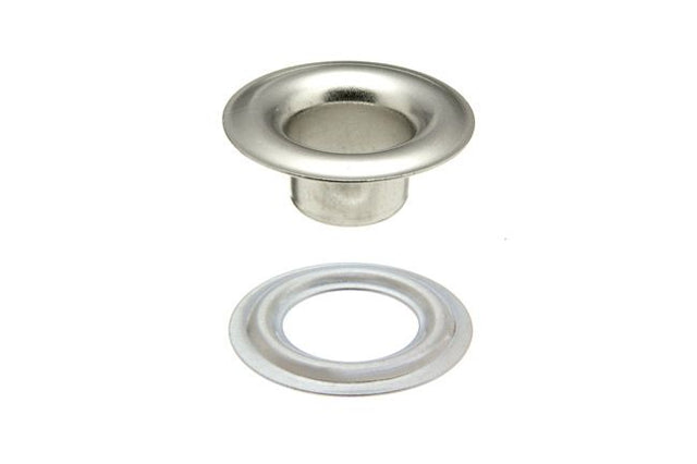 DOT Sheet Metal Grommet with Plain Washer #3 (20-0070351831XG) Nickel-Plated Brass 7/16 inch 1-gross