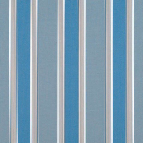 Sample of Sunbrella Baycrest Sky 4992-0000 46-Inch Stripes Awning / Shade Fabric