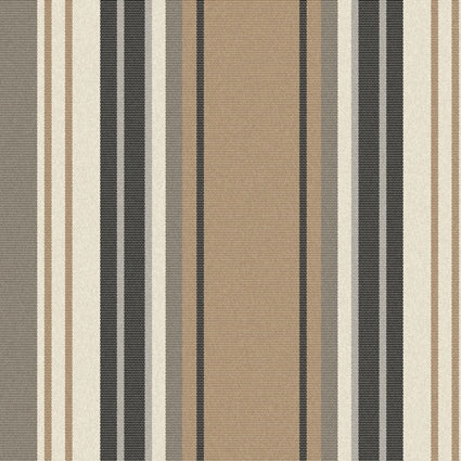 Sample of Outdura Tradewinds Brass 3815 Modern Textures Collection - Reversible Upholstery Fabric