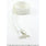 YKK Vislon #10 Separating Zipper AutoLok Double Pull Plastic Slider 48 inch White