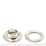 DOT Grommet with Plain Washer #5 (200070551831TXG) Nickel-Plated Brass 5/8 inch 1-gross