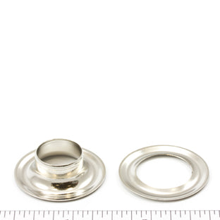 DOT Grommet with Plain Washer #5 (200070551831TXG) Nickel-Plated Brass 5/8 inch 1-gross