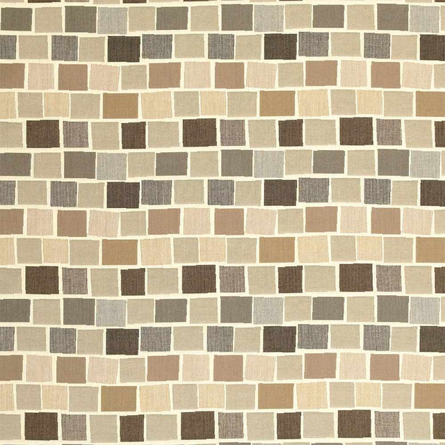 Sample of Sunbrella Blox Slate 45542-0000 Elements Collection Upholstery Fabric