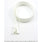 YKK Vislon #10 Separating Zipper AutoLok Double Pull Plastic Slider 42 inch White