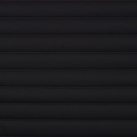 Causeway Black Roll-n-Pleat Marine Upholstery Fabric