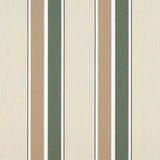 Sunbrella Fern / Heather Beige Blockstripe 4959-0000 46-Inch Stripes Awning / Shade Fabric