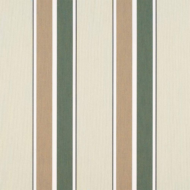 Sunbrella Fern / Heather Beige Blockstripe 4959-0000 46-Inch Stripes Awning / Shade Fabric