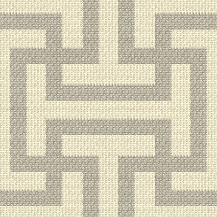 Sample of Outdura Wyndham Silver 2731 Modern Textures Collection - Reversible Upholstery Fabric