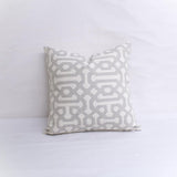 Sunbrella Fretwork Pewter 45991-0002 Elements Collection Upholstery Fabric