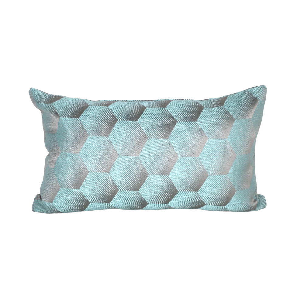 Sunbrella Hexagon Agua HEX J205 140 European Collection Upholstery Fabric