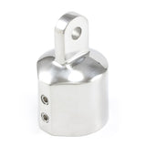 Humpback Eye End for 1-1/4 Inch OD Tubing with Set Screws Stainless Steel 316 #8208 Boat Top Fitting