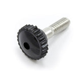 Knurl Screw #7424P Nylon 1/4 inch-20 x 7/8 inch Black