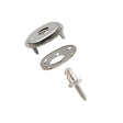 Lift-the-DOT Locking Fastener Set - Cloth-to-Surface (Nickel-Plated Brass)