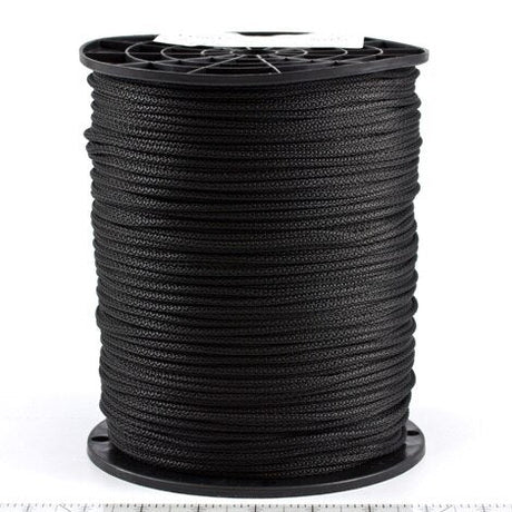 Neoline Polyester Cord #4 - 1/8 inch x 1000 feet Black