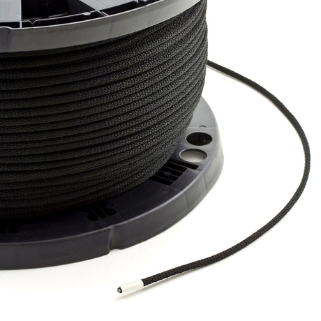 Neoline Polyester Cord #6 - 3/16 inch x 1000 feet Black