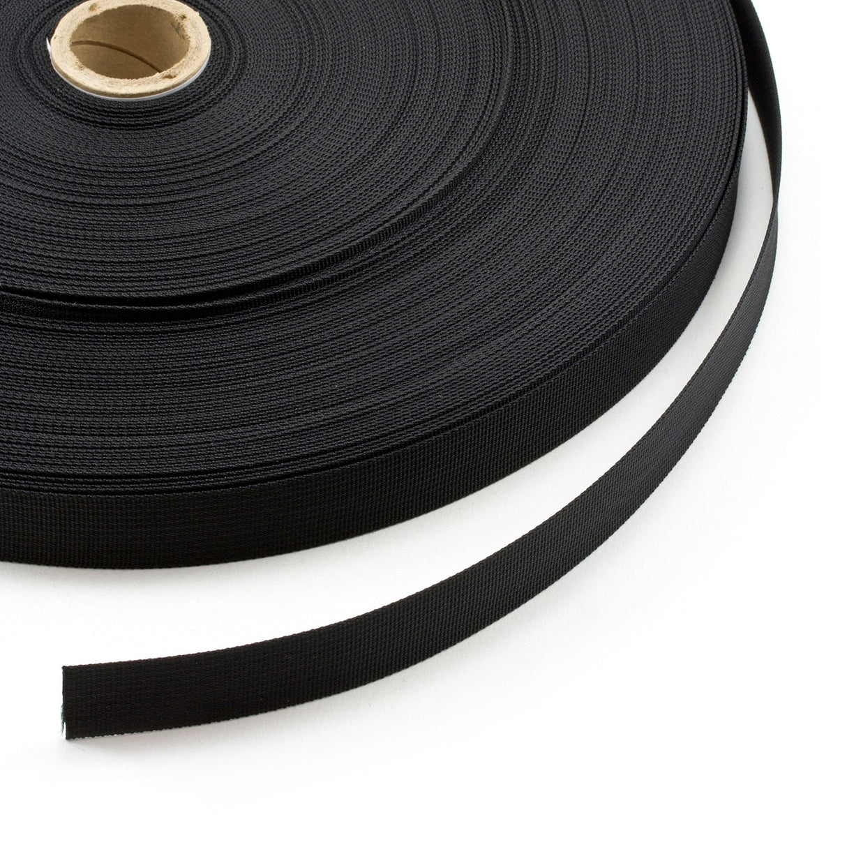 Nylon Webbing 1 Inch Black N0015CD (100 yards) - Outdoor Textiles
