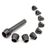 Osborne Self-Centering Punch Set with 9 Hole Cutting Dies #K156