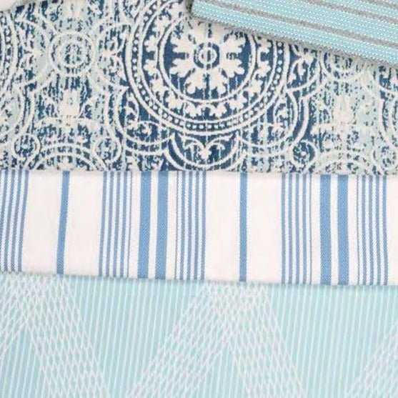 Outdura Constantine Aqua 12101 Ovation 4 Collection - Morning Sky Upholstery Fabric
