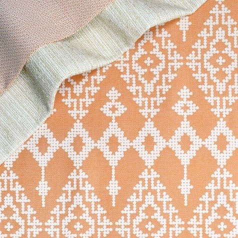 Outdura Folklore Sorbet 11603 Ovation 4 Collection - Tawny Sunset Upholstery Fabric