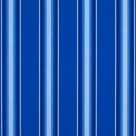 Sunbrella Pacific Blue Fancy 4755-0000 46-Inch Stripes Awning / Shade Fabric
