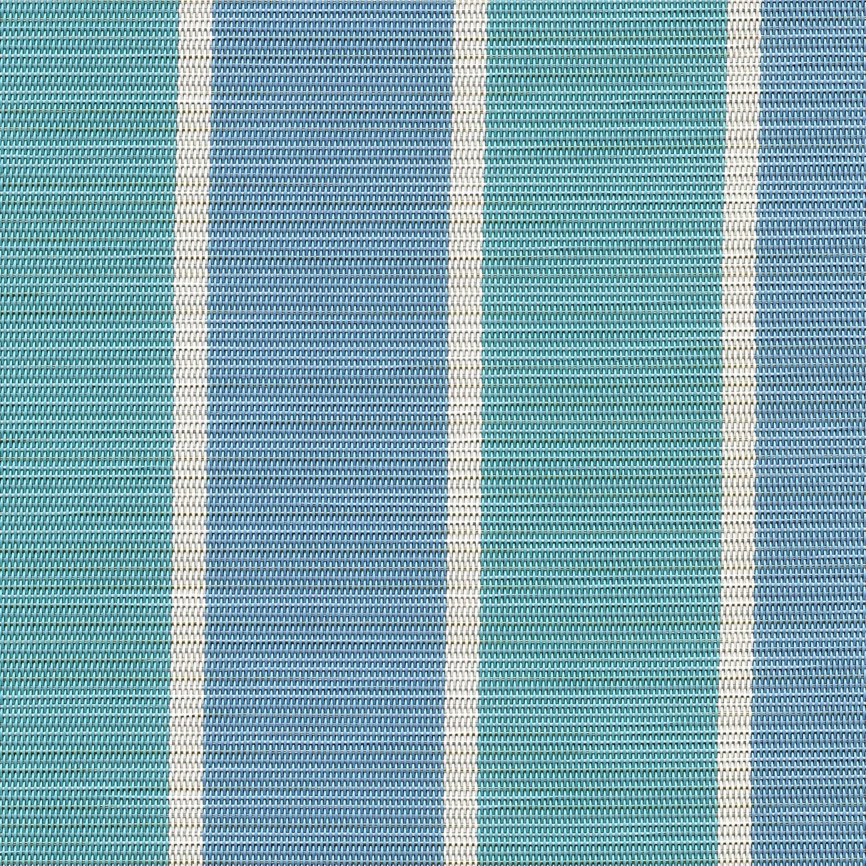 Phifertex Stripes Fiji Stripe Aqua LPT 42x14 54 - inch Sling Upholstery Fabric - Outdoor Textiles