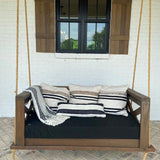 Sunbrella Canvas Raven Black 5471-0000 Elements Collection Upholstery Fabric