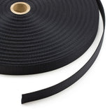 Polyester Webbing 1 Inch Black U0017 (50 yards) - Outdoor Textiles