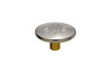 Pull-the-DOT Cap 92-XE-18103-A1A Nickel-Plated Brass 1/4 inch 100 pack
