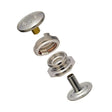 Pull-the-DOT Snap Fastener Set - Cloth-to-Cloth (Nickel-Plated Brass) 5/16 inch Post