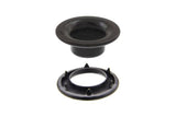 DOT Rolled Rim Grommet with Spur Washer #2 (20-007R201611XG) Government Black Brass 7/16 inch 1-gross