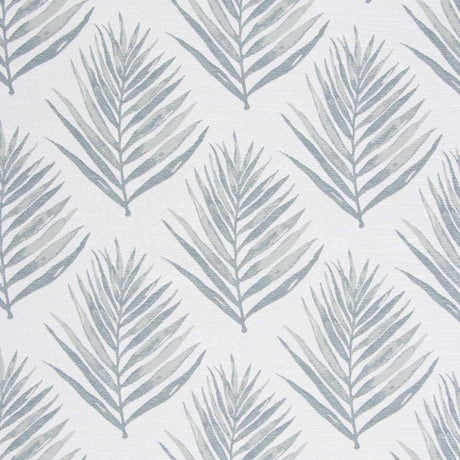 Sample of Bella Dura Royal Palm Iceberg Home Collection Upholstery Fabric