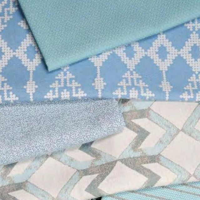 Outdura Samba Aqua 10811 Ovation 4 Collection - Morning Sky Upholstery Fabric