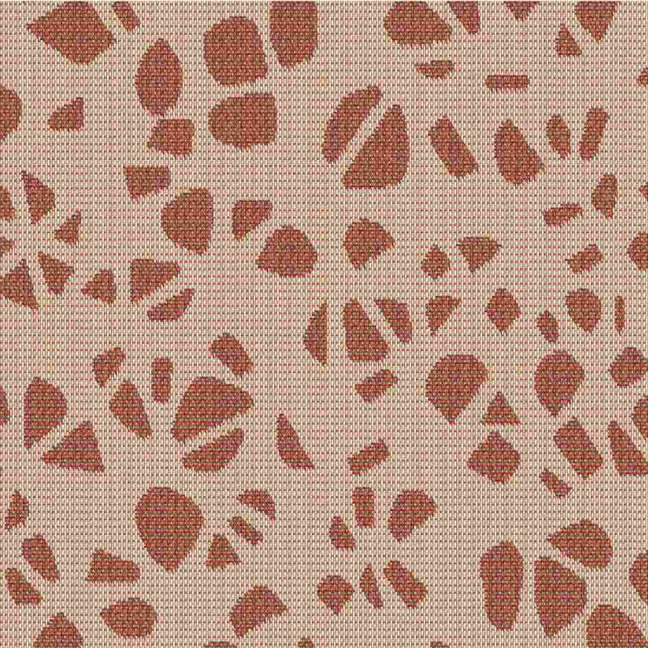 Sample of Outdura Bedrock Tamale 3715 Ovation 3 Collection - Glowing Passion Upholstery Fabric