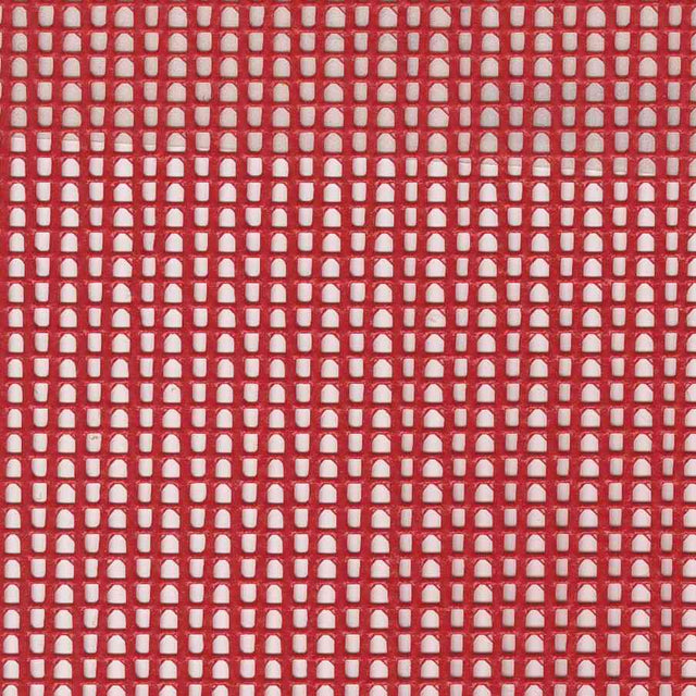 Sample of Screening Red Heavy Mesh Fabric
