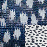 Sample of Sunbrella Agra Indigo 145147-0000 Fusion Collection - Reversible Upholstery Fabric (Dark Side)