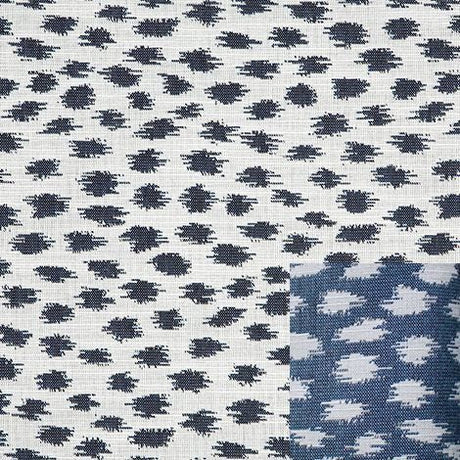Sample of Sunbrella Agra Indigo 145147-0000 Fusion Collection - Reversible Upholstery Fabric (Light Side)