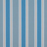 Sample of Sunbrella Baycrest Sky 4992-0000 46-Inch Stripes Awning / Shade Fabric