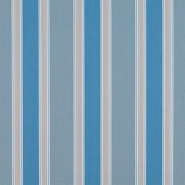 Sample of Sunbrella Baycrest Sky 4992-0000 46-Inch Stripes Awning / Shade Fabric