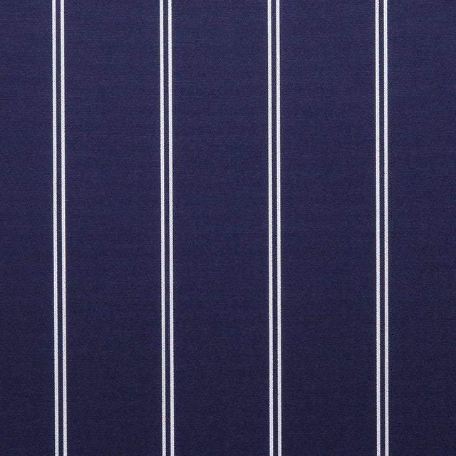 Sample of Sunbrella Cooper Navy 4987-0000 46-Inch Stripes Awning / Shade Fabric