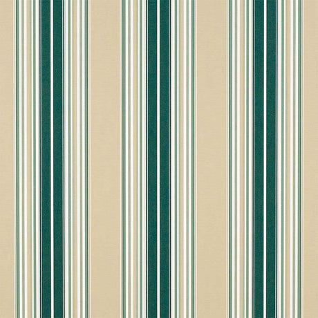 Sample of Sunbrella Forest / Beige / Natural / Sage Fancy 4932-0000 46-Inch Stripes Awning / Shade Fabric