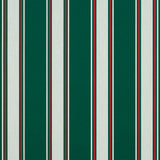 Sample of Sunbrella Forest Green Fancy 4790-0000 46-Inch Stripes Awning / Shade Fabric