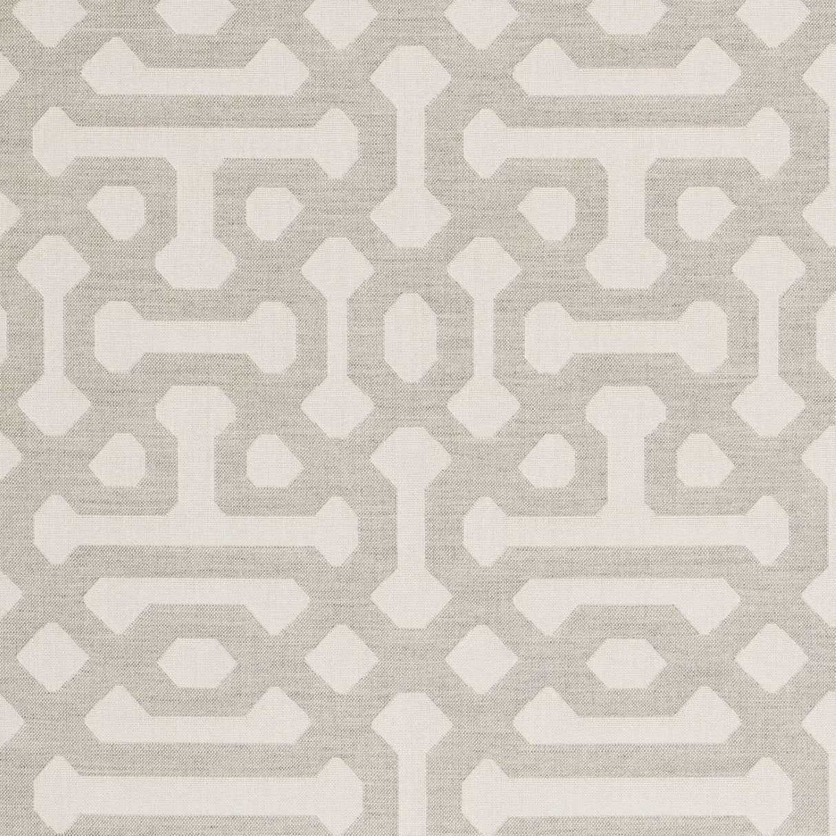 Sunbrella Fretwork Pewter 45991-0002 Elements Collection - Reversible Upholstery Fabric