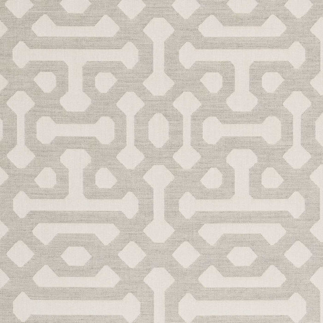 Sunbrella Fretwork Pewter 45991-0002 Elements Collection - Reversible Upholstery Fabric