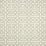 Sample of Sunbrella Fretwork Pewter 45991-0002 Elements Collection Upholstery Fabric