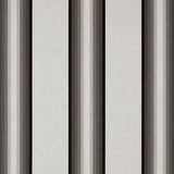 Sample of Sunbrella Grey / Black / White 4799-0000 46-Inch Stripes Awning / Shade Fabric