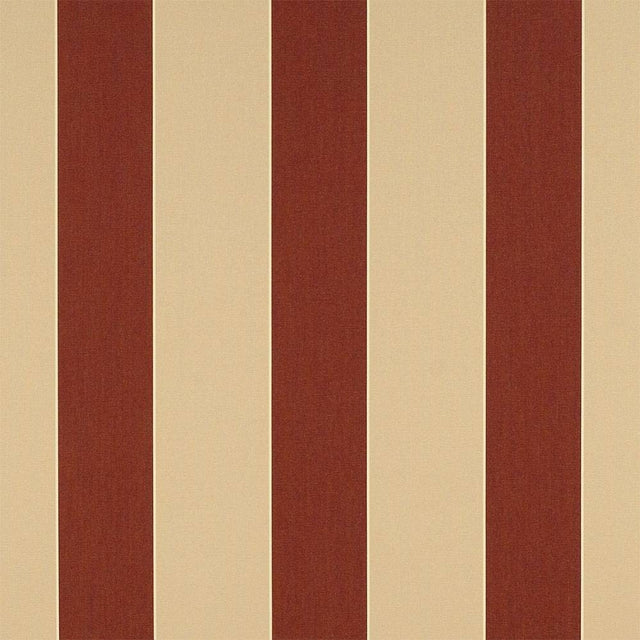 Sample of Sunbrella Havelock Brick 4985-0000 46-Inch Stripes Awning / Shade Fabric